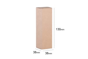 Schachtel aus Kraftpapier, ökologisch 38x38x130- 20 Stk-2
