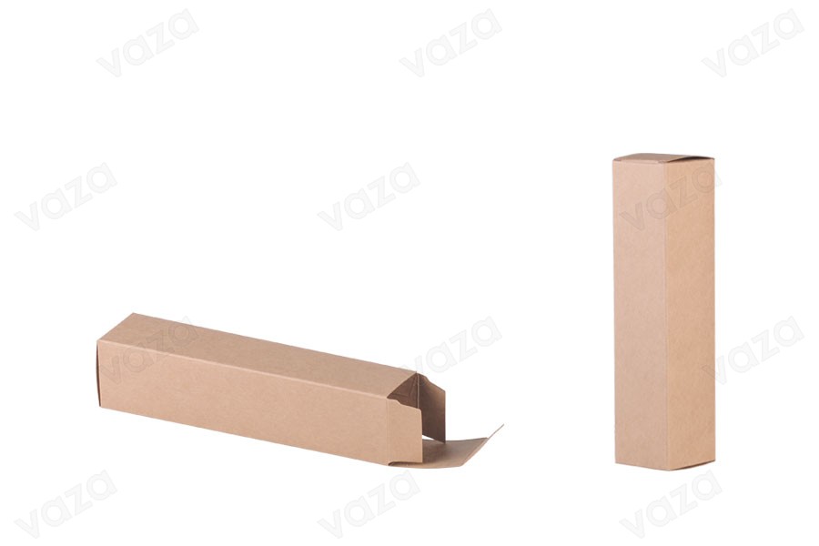 Schachtel aus Kraftpapier, ökologisch 38x38x160mm - 20 Stücke Schachtel aus Kraftpapier, ökologisch 38x38x160mm - 20 Stücke-produktbild
