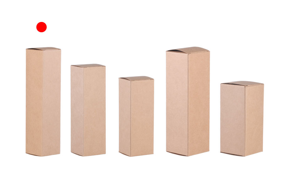 Schachtel aus Kraftpapier, ökologisch 38x38x160mm - 20 Stücke Schachtel aus Kraftpapier, ökologisch 38x38x160mm - 20 Stücke