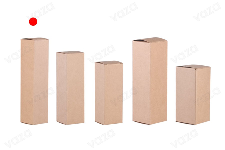 Schachtel aus Kraftpapier, ökologisch 38x38x160mm - 20 Stücke Schachtel aus Kraftpapier, ökologisch 38x38x160mm - 20 Stücke-bildgruppe