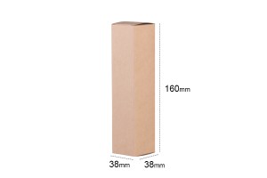 Schachtel aus Kraftpapier, ökologisch 38x38x160mm - 20 Stücke-2