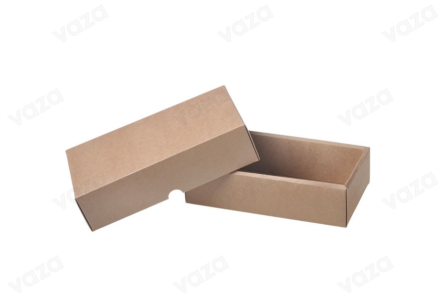 Schachtel aus Kraftpapier ohne Sichtfenster 240x130x60 mm-12 Stücke Schachtel aus Kraftpapier ohne Sichtfenster 240x130x60 mm-12 Stücke-produktbild