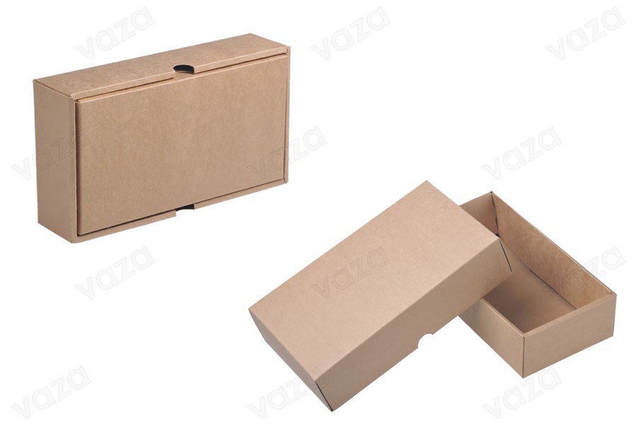 Schachtel aus Kraftpapier ohne Sichtfenster 240x130x60 mm-12 Stücke Schachtel aus Kraftpapier ohne Sichtfenster 240x130x60 mm-12 Stücke-bildgruppe