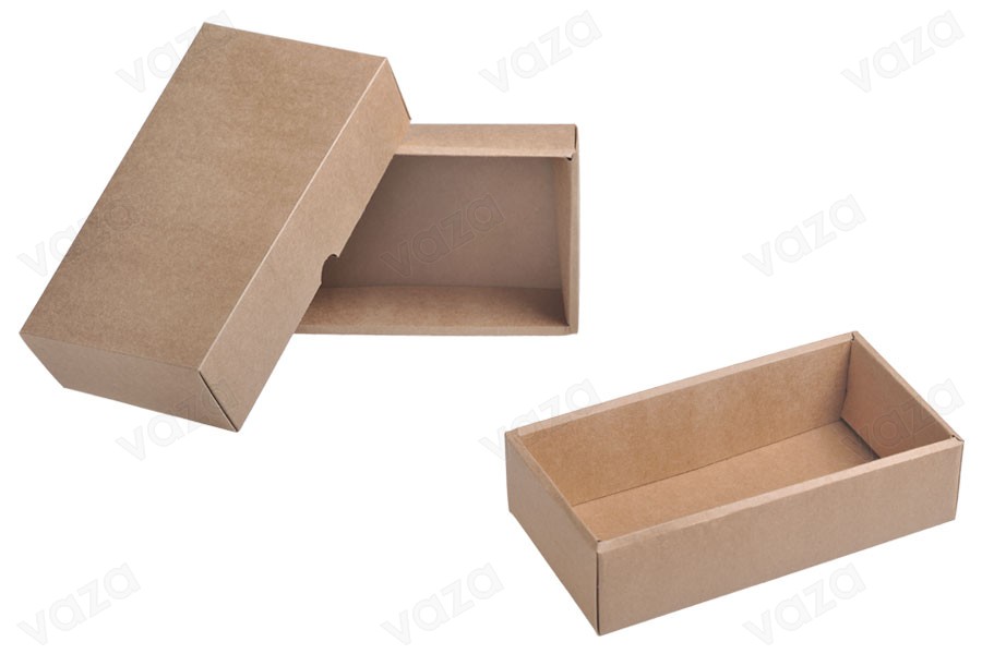 Schachtel aus Kraftpapier ohne Sichtfenster 240x130x60 mm-12 Stücke Schachtel aus Kraftpapier ohne Sichtfenster 240x130x60 mm-12 Stücke-bildgruppe