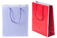 Gift carry paper bag in 2 colours, size  200x80x240