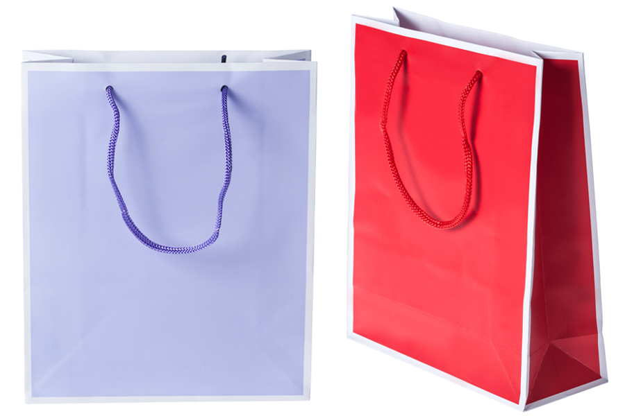 Sac cadeau en papier en 2 couleurs 200 x 80 x 240 Sac cadeau en papier en 2 couleurs 200 x 80 x 240