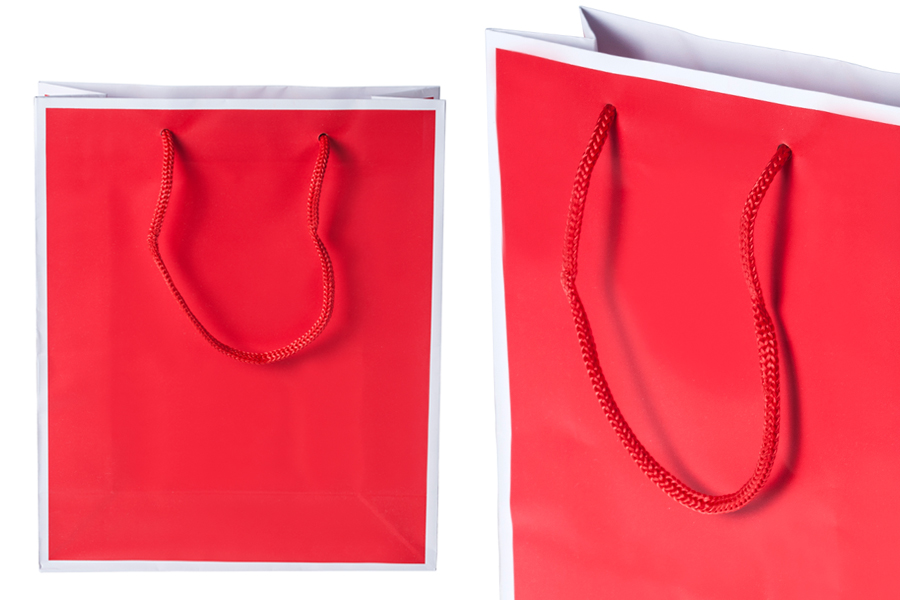 Sac cadeau en papier en 2 couleurs 200 x 80 x 240 Sac cadeau en papier en 2 couleurs 200 x 80 x 240