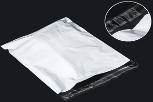 Sachets de transport de courrier 250 x 350 mm PE imperméable à l'eau avec fermeture auto-adhésive - 100 pcs (ils convient au format A4)-1