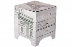 Eiffel Tower jewelry box with mirror and drawers