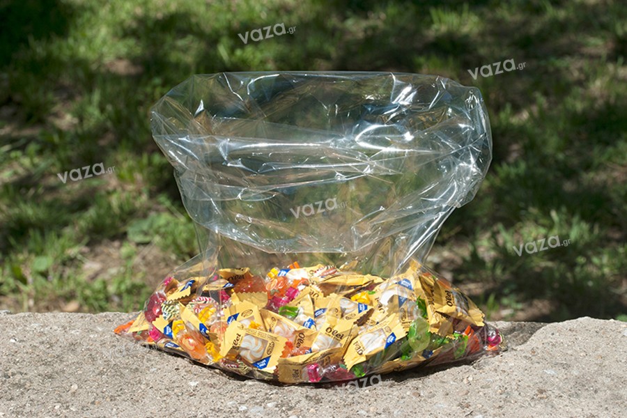 Projets de Bricolage Sac en Film Thermorétractable pour l'Emballage de Cadeaux Transparents 40 x 50 Cm Pots Savons 50 Pièces Grands Sacs d'Emballage Thermorétractable en Pvc Livres 