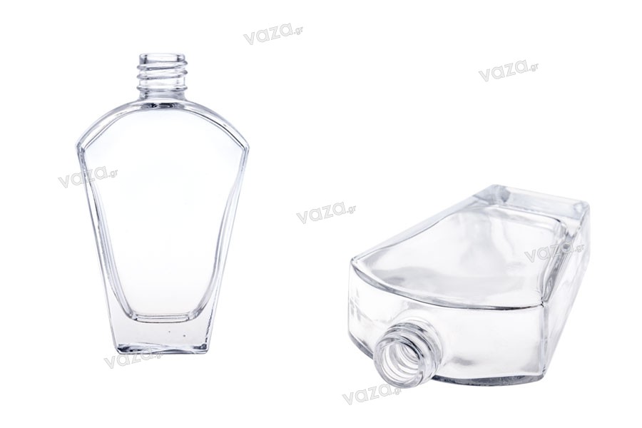 Φιάλη για αρώματα γυάλινη 50 ml (18/415) σε ιδιαίτερο "V" σχήμα Φιάλη για αρώματα γυάλινη 50 ml (18/415) σε ιδιαίτερο "V" σχήμα