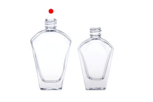 Bouteille de parfum en verre 50 ml (18/415) en forme de « V » spécial-5