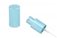 Light blue aluminum spray pump MATTE 18/415