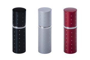 Flacon de parfum de 50 ml avec strass en rouge ou argent ou noir