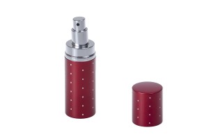 Parfüm Flakon mit Strass 50ml  rot  schwarz oder silber-3