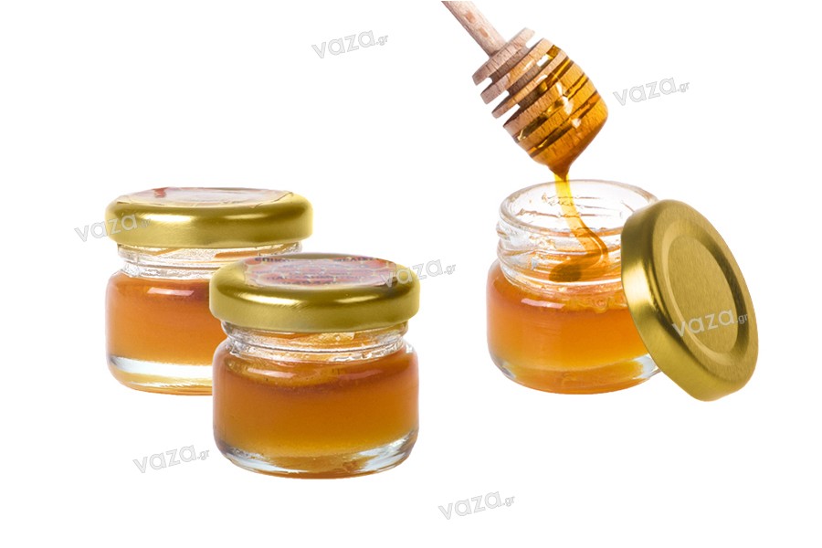 Μπομπονιέρα βαζάκι 30 ml γυάλινο χωρίς καπάκι*