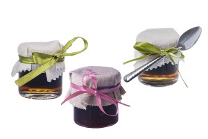 Kleines Glas für Honig 40ml *-7