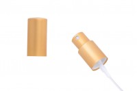 Aluminum spray pump in light gold MATTE - 18/415