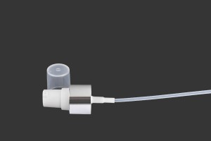 Pompë alumini për krem ngjyrë argjendi PP 20 me kapak plastik transparent-dimensioni_immagine