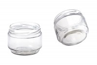 230ml glass jar for jams, cheesecake or cream puff desserts