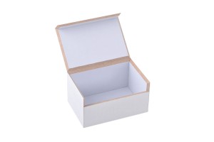 Petite boîte en bois multi-usages 75x50x40 blanche-4