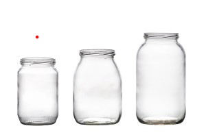Zylindrisches Glas für Honig 720 ml- für 1 Kilo Honig-5