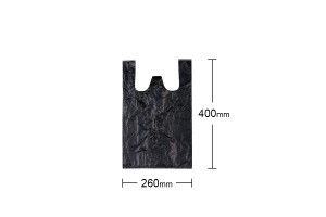 Black plastic bag in size 26x40 cm - 100 pcs-3