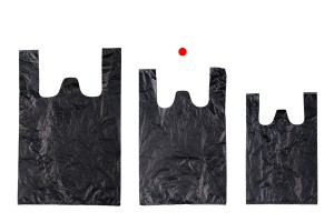 Black plastic bag in size 32x50 cm - 100 pcs-4