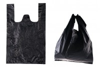 Black plastic bag in size 35x55  cm - 100 pcs