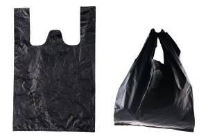 Black plastic bag in size 35x55  cm - 100 pcs-1