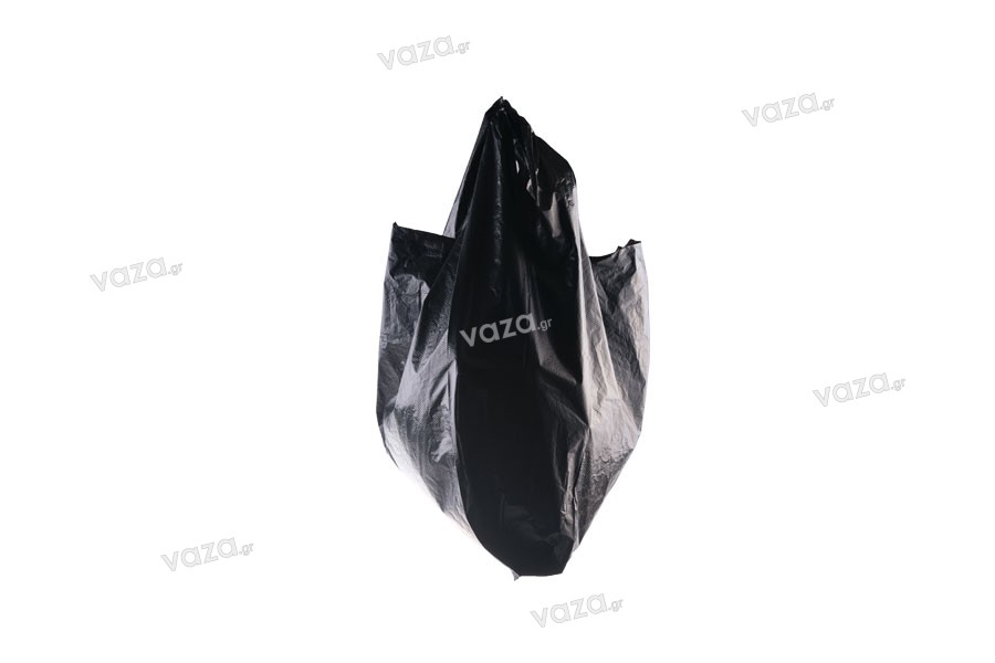 Black plastic bag in size 35x55  cm - 100 pcs