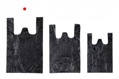 Σακούλα πλαστική 35x55 cm σε μαύρο χρώμα - 100 τμχ