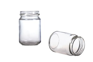 Kleines klassisches Glas für Gewürze 156ml mit Deckel mit Löchern und Sieb *-εικόνα_σύνθεση