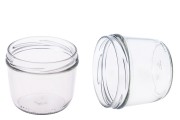 Glass jar 230 ml for sweets and candles - 26 pcs