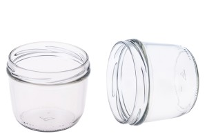 Barattolo in vetro 230 ml per dolciumi e candele - 26 pz-1