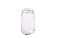 190ml round-sided glass jar with jar mouth for 53TO deep finish caps - 70 pcs