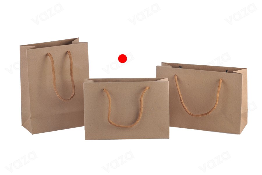 Sac cadeau en papier kraft écologique avec cordon en coton 190 x 60 x 130 Sac cadeau en papier kraft écologique avec cordon en coton 190 x 60 x 130-photo_groupe