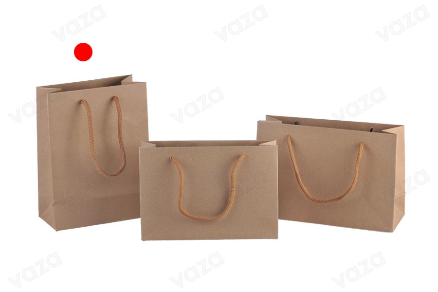 Sac cadeau en papier kraft écologique ou en noir, avec cordon en coton 150 x 75 x 200 Sac cadeau en papier kraft écologique ou en noir, avec cordon en coton 150 x 75 x 200-εικόνα_σύνθεση