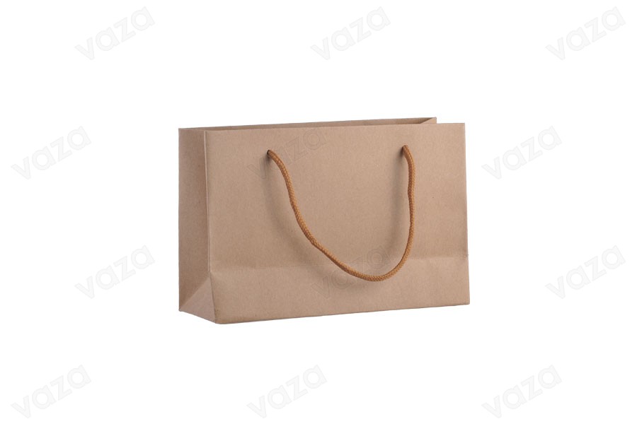 Geschenktasche aus Kraftpapier mit Baumwollhenkel 210x75x140 Geschenktasche aus Kraftpapier mit Baumwollhenkel 210x75x140-εικόνα_σύνθεση