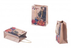 Busta regalo natalizia con maniglie a cordoncino 115x60x145 in vari disegni