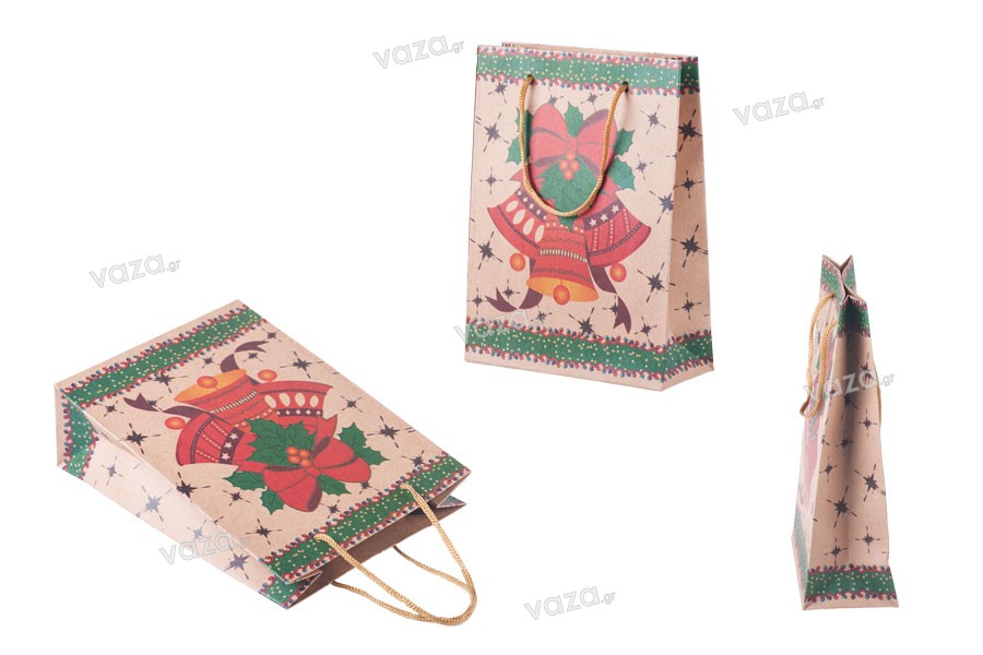 Χριστουγεννιάτικη τσάντα δώρου με κορδόνι 150x60x200 σε 4 σχέδια