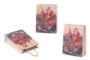 Sac cadeau de Noël avec cordon 150 x 60 x 200 en 4 motifs-5