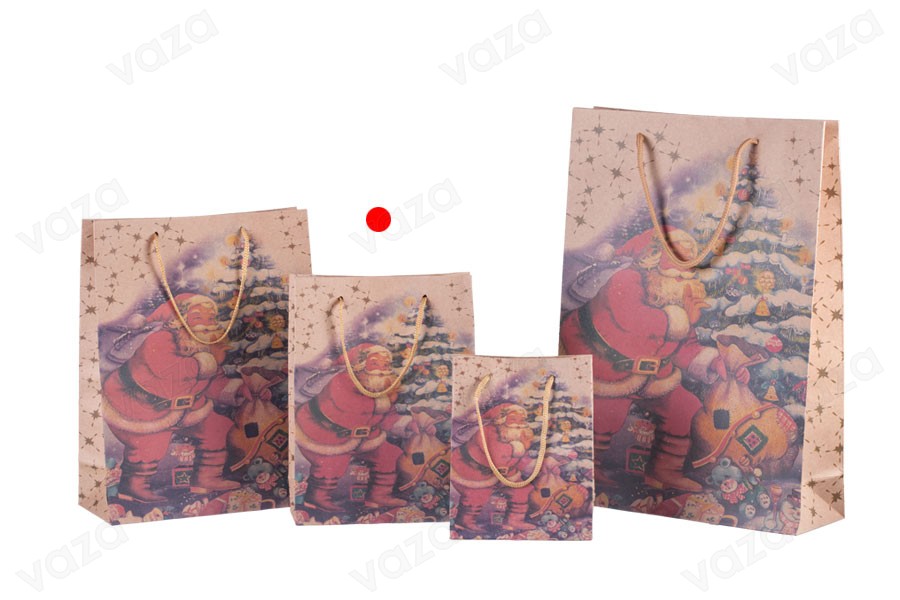 Weihnachtliche Geschenktüte mit Schnur 150x60x200 in 4 verschiedenen Designs-bildgruppe