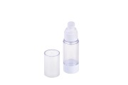 Airless plastic bottle cream 30 ml transparent