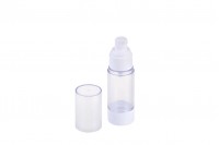 Airless plastic bottle cream 30 ml transparent
