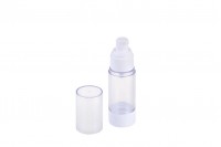 Shishe plastike Airless transparente për krem 30 ml