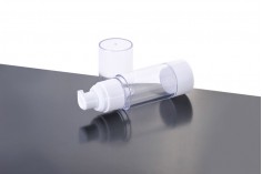 Μπουκάλι πλαστικό Airless για κρέμα διάφανο 30 ml