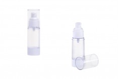 Μπουκάλι πλαστικό Airless για κρέμα διάφανο 30 ml