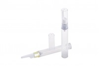 Μπουκαλάκι Airless 15 ml για serum διάφανο με καπάκι -  2 χρώματα