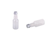 Flasche aus Kunststoff transparent 70 ml mit Alu- Deckel und innerem Liner 